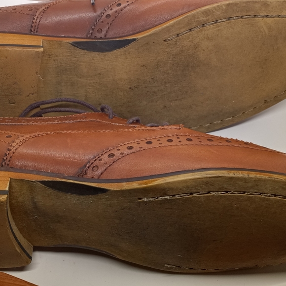 Men's Aston Grey Size 10 1/2 Laced Front Case Shoes w/adjusted Woodlawn Stretche - Picture 12 of 12